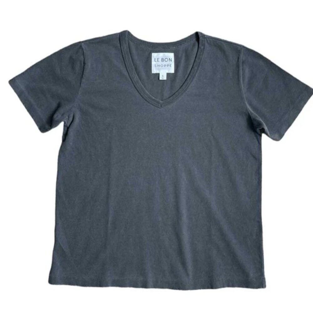 Le Bon Shoppe Vintage La Vie Tee (Organic Cotton), Black